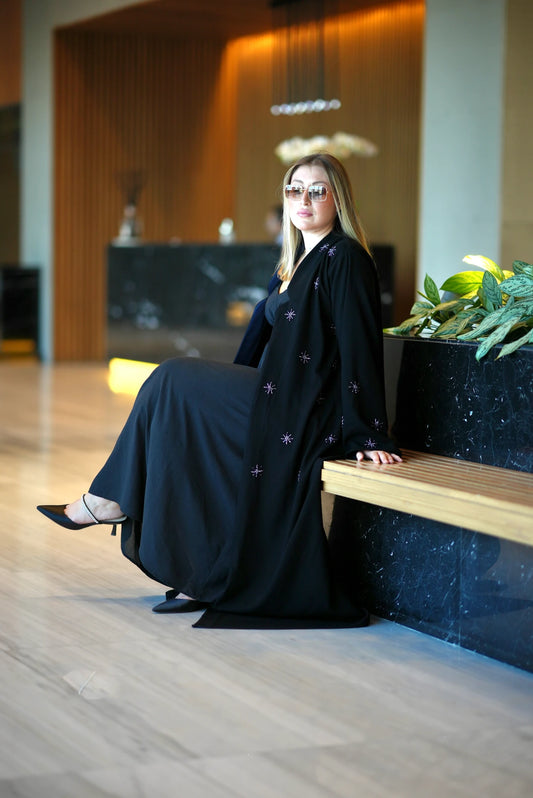 The Celestial Starburst Abaya