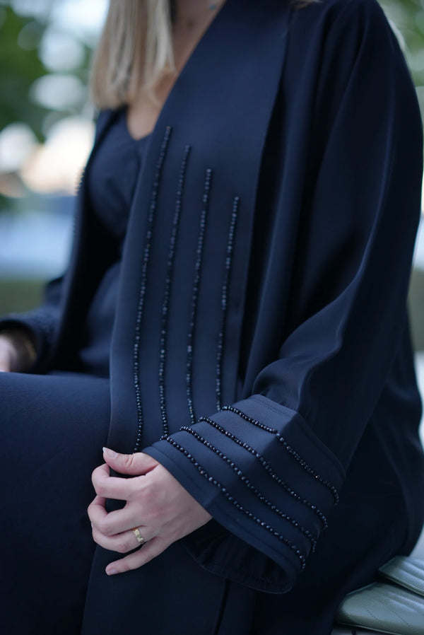 The Obsidian Beaded Abaya