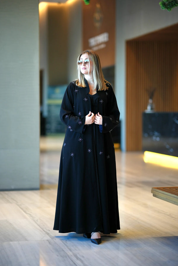 The Celestial Starburst Abaya