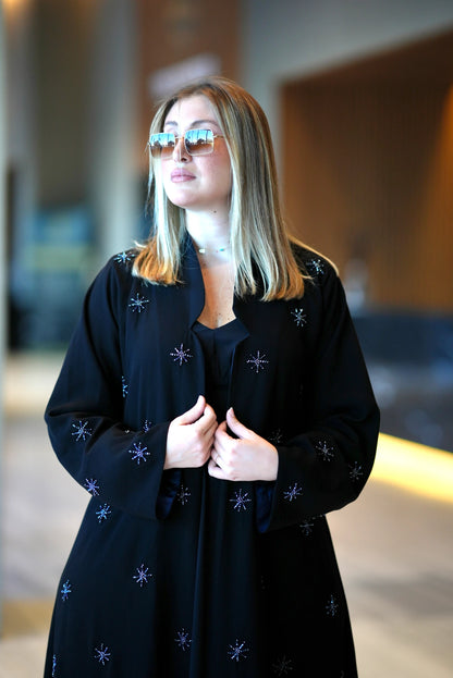 The Celestial Starburst Abaya