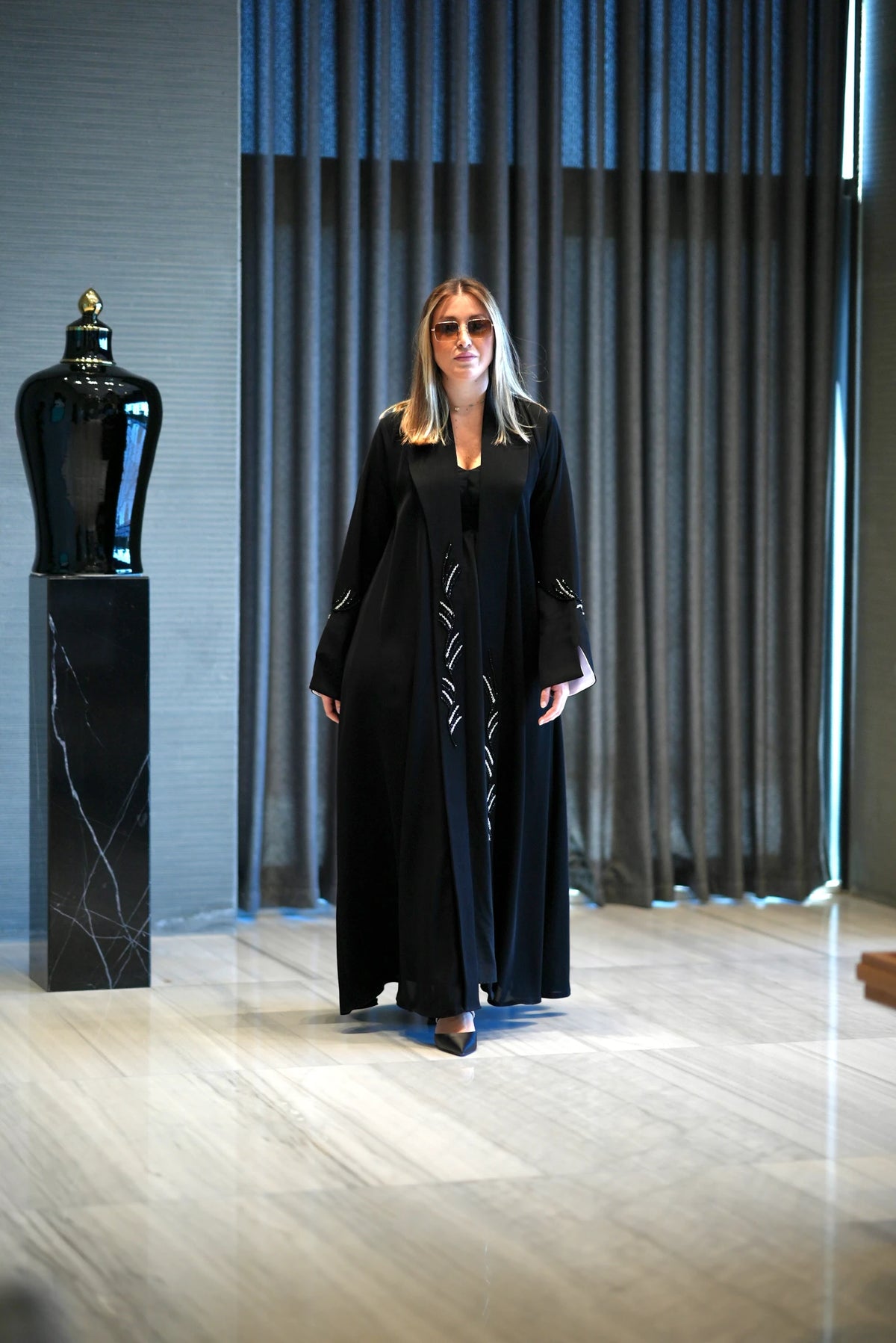 The Whisper Wave Abaya
