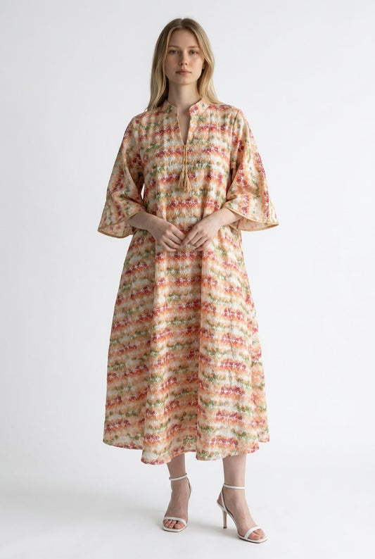 The Sunset Mist Kaftan Dress