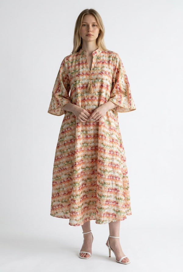 The Sunset Mist Kaftan Dress